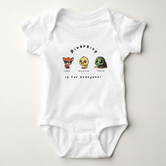 Diversity is for ALL ages Baby Bodysuit
