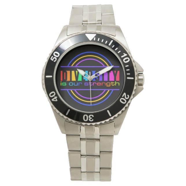 "Diversity is our strength" watches (Front)