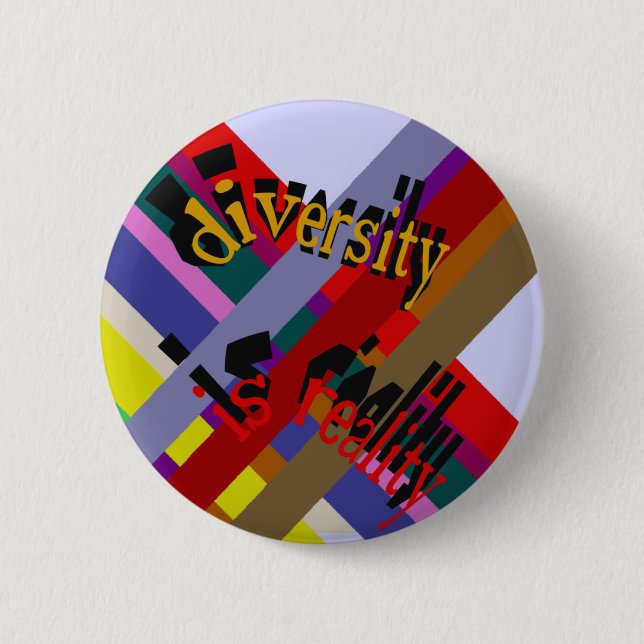 Diversity Is Reality Button (Front)