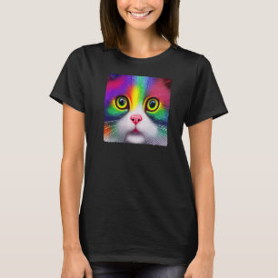 Diversity Love Happiness Peace Creative Cute Rainb T-Shirt