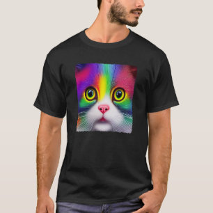Diversity Love Happiness Peace Creative Cute Rainb T-Shirt