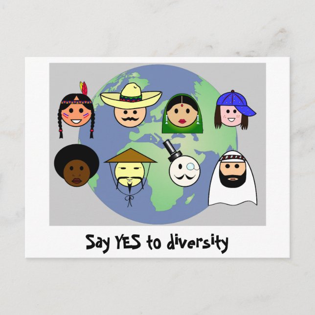 'Diversity' postcard (Front)