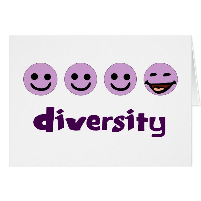 Diversity Purps Card (Front Horizontal)