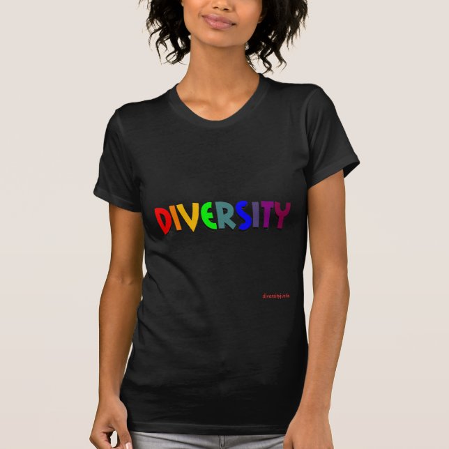 Diversity (Rainbow) (ladies blouse pictured) T-Shirt (Front)