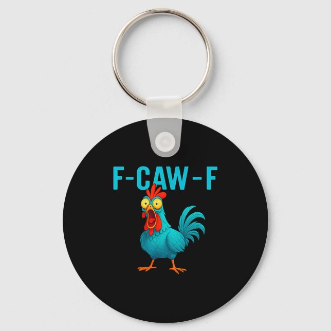 Divertida Camiseta De Llo F-caw-f De Llo Fcawf  Key Ring (Front)