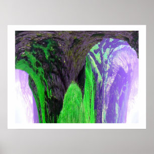 Divided Path art Poster