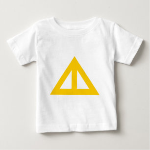 Divided Triangular Arrow Baby T-Shirt