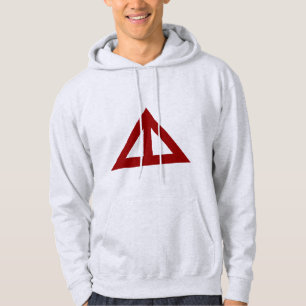 Divided Triangular Arrow Hoodie