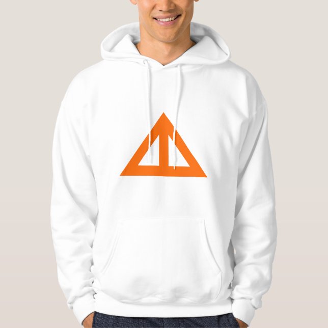Divided Triangular Arrow Hoodie (Front)