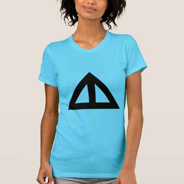Divided Triangular Arrow T-Shirt (Front)
