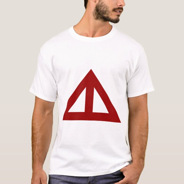 Divided Triangular Arrow T-Shirt (Front)