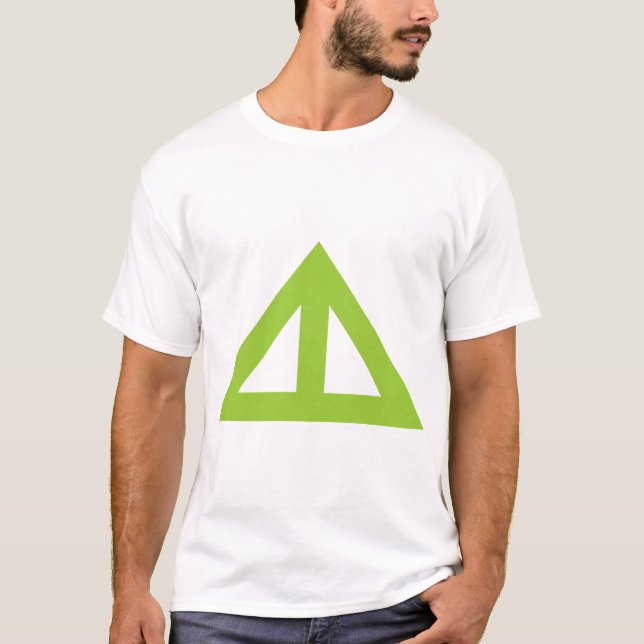 Divided Triangular Arrow T-Shirt (Front)