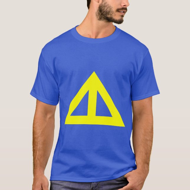 Divided Triangular Arrow T-Shirt (Front)