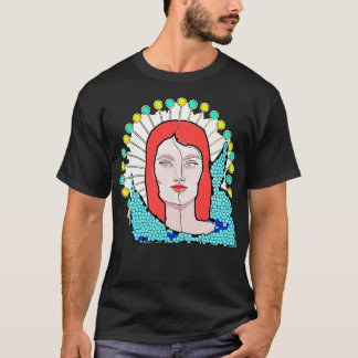 Divided Woman Face Portrait T-Shirt