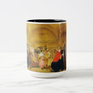 Dividend Day at the Bank of England (Stock Market) Two-Tone Coffee Mug