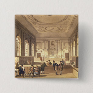 Dividend Hall at South Sea House 15 Cm Square Badge
