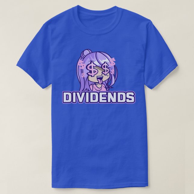 Dividend Investor Stock Market Trading T-Shirt (Design Front)