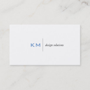 Divider Line (sky blue) Tab Business Card