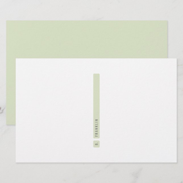 Dividing Bar Stationery (Front/Back)