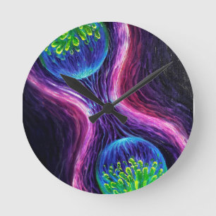 Dividing cells round clock