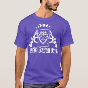 Divination Crazy Tarot Lady Crystal Ball Tarot Car T-Shirt