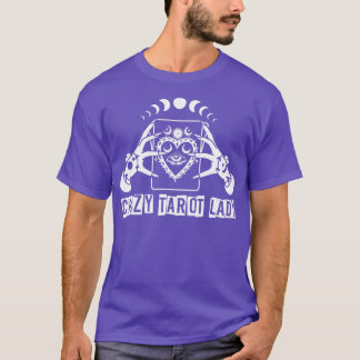 Divination Crazy Tarot Lady Crystal Ball Tarot Car T-Shirt