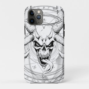 Divine Arcane Skull of Death White iPhone 11 Pro Case