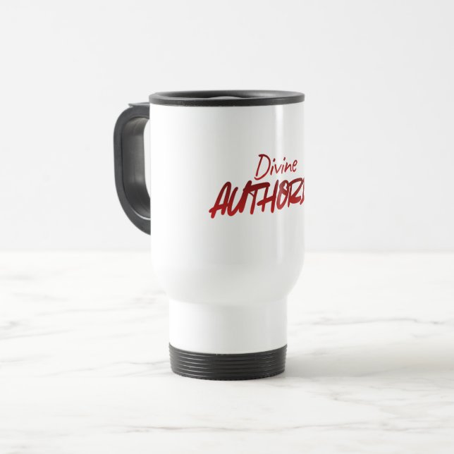 Divine AUTHORITY – Elegant Power for Women  Travel Mug (Front Left)