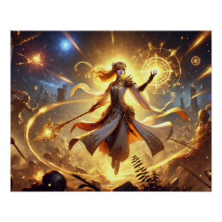 Divine Battle Healer Posters – Strength Compassion