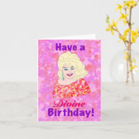 Divine Birthday Card