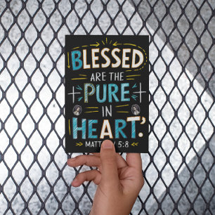 Divine Blessings: A Bible Verse Illumination Postcard