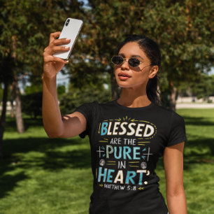 Divine Blessings: A Bible Verse Illumination T-Shirt