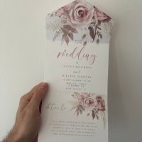 Divine Blush Dusty Rose Floral Wedding