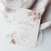 Divine Blush & Dusty Rose Floral Wedding