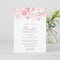 Divine Blush Roses Bridal Shower Brunch & Bubbly