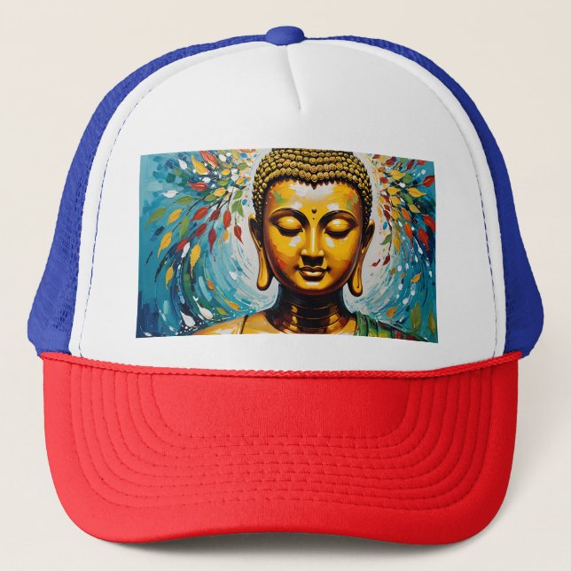 Divine Buddha  Trucker Hat (Front)