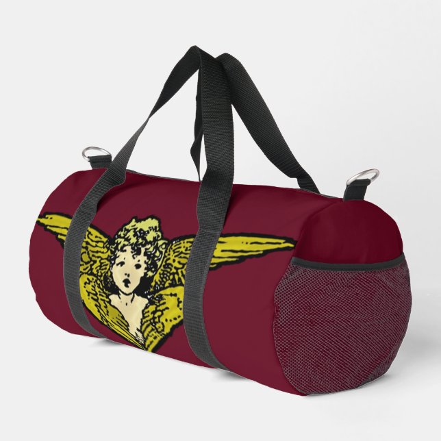 Divine Cherub in Gold Duffle Bag (Right Corner)