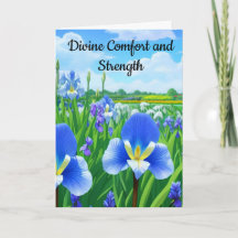 Divine Comfort and Strength GOD is with You Card