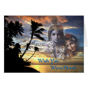 Divine Couple Sunset Card