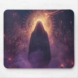 Divine Darkness – The Sacred Halloween Presence Mouse Mat