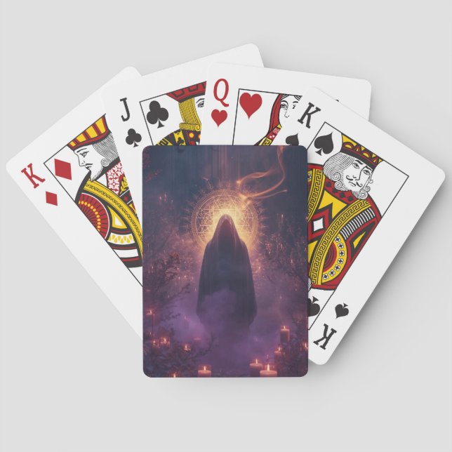 Divine Darkness – The Sacred Halloween Presence Playing Cards (Back)
