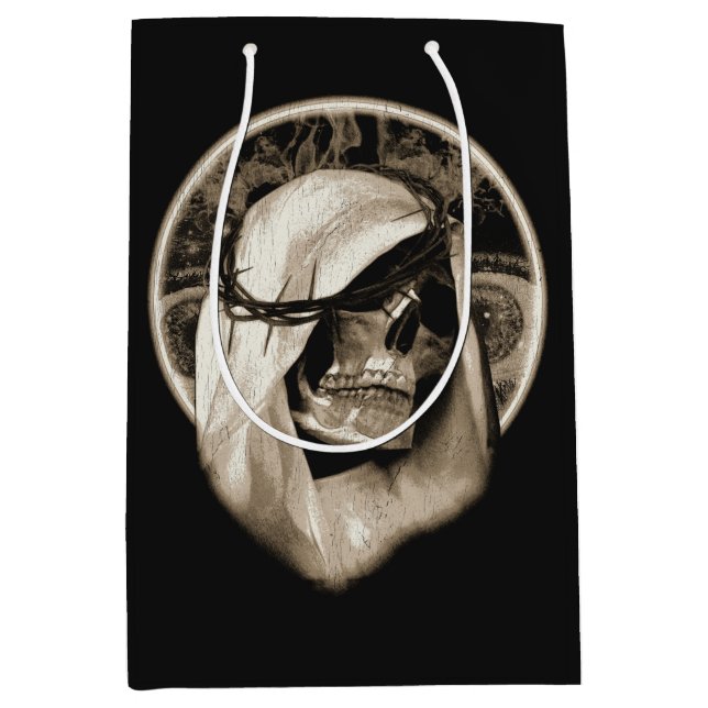 Divine Decay - Gothic Design Medium Gift Bag (Front)