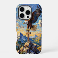 Divine Descent: Eagle on Cross