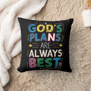 Divine Design: Gods Plans Are Always Best Cushion