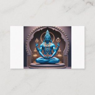 Divine Dimensions: 3D Art of Lord Shiva 🕉️ Business Card