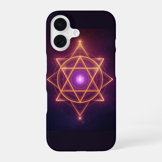 Divine Diwali Energy Flow | ArtivaNest iPhone 16 Case (Back)