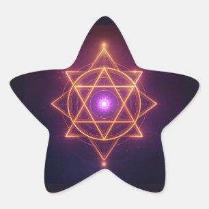 Divine Diwali Energy Flow   ArtivaNest Star Sticker