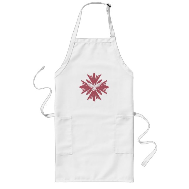 Divine dove of peace long apron (Front)