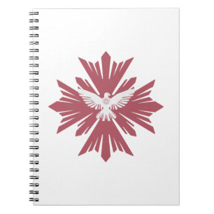 Divine dove of peace notebook