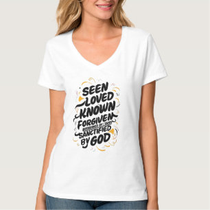 Divine Embrace: A Message of Faith and Redemption T-Shirt